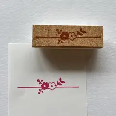 お花の水引き　消しゴムはんこ　ポチ袋　御祝　御礼　ほんのきもち　お年玉　ポチ袋