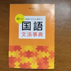 中一 国語 文法事典 ベネッセ