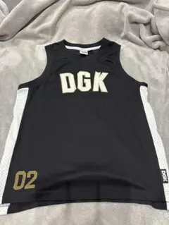 DGK メッシュタンクトップ M 黒 バスケットボール ウェア