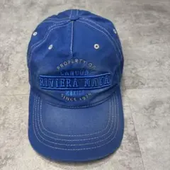 Pier27 刺繍ロゴキャップ RIVIERA MAYA メキシコブルー