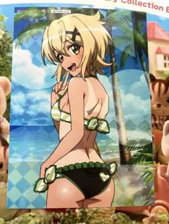コミケ106 戦姫絶唱シンフォギア 特典ブロマイド 暁切歌 日焼け水着