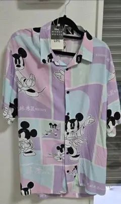 ミッキーマウス 半袖シャツ Mサイズ