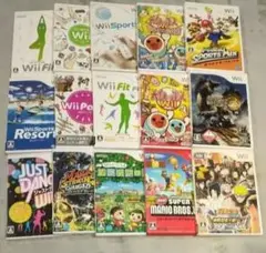 Wii ソフト 15本 まとめ売り
