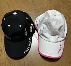 Kolwin I LOVE GOLF キャップ 黒/白