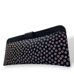 美品　インデンヤ　長財布　紺　印傳屋　漆細工　総柄　INDEN-YA　W4
