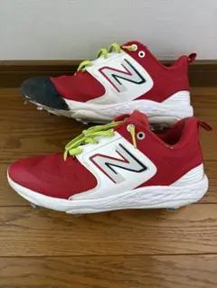 New Balance スパイク レッド/ホワイト