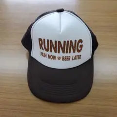 running キャップ