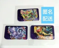 3枚セット ミュウツー ルカリオ カミツオロチ ポケモンフレンダ ベストタッグ