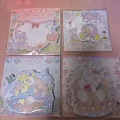 ［メモ］fairyladyさん ダイカットメモ4個セット