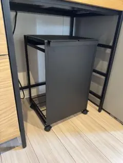 【美品】山崎実業 tower ゴミ箱　ブラック　黒