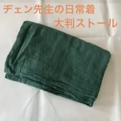 ヂェン先生の日常着　大判ストール