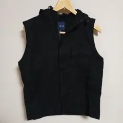 OLD UNIQLO 紺タグ ブラック フード付きベスト