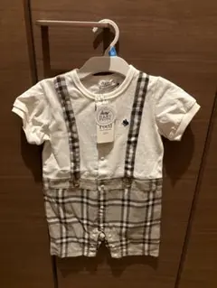 POLO チェック柄ロンパース 80 最終値下げ