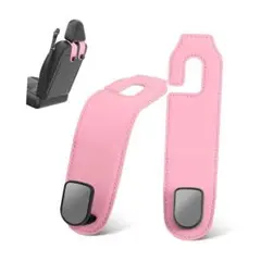 ETHZZLE 2個車用ヘッドレストフック 便携型収納ハンガー バックオーガナイ