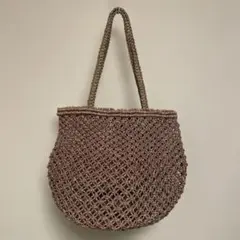 Bagmati ブラウン かごバッグ