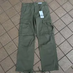 ZARA カーゴパンツ ワイドパンツ
