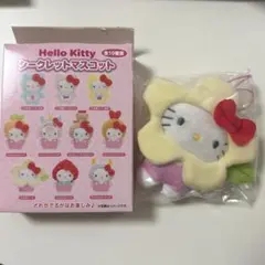 サンリオ　わたしのデコバッグシリーズ　シークレットマスコット　お花フード　キティ