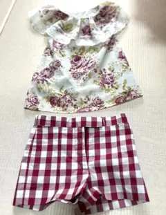 ブラウス　短パン　snidel girl