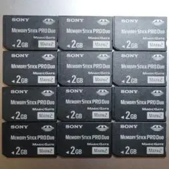 SONY MEMORY STICK PRO Duo 2GB 12枚セット