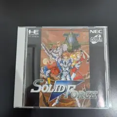 ソリッドフォース　箱説　帯　ハガキ有PCエンジン CD-ROM2 動作未確認
