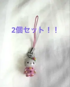J*_様 ハローキティ 大阪限定ピンクヒョウ柄ストラップ レア】ハローキティ ピンク ヒョウ柄 ストラップ 大阪限定