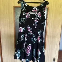 Heather 花柄ノースリーブワンピース