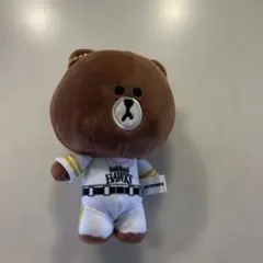 ソフトバンクホークス✖️ラインフレンズ　ぬいぐるみチャーム