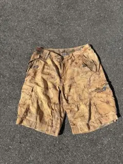 古着　枯葉　カーゴ ショーツ　ハーフパンツ