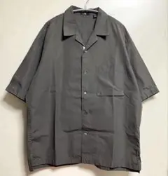 UNIQLO +J スーピマコットンオーバーサイズ　オープンカラーシャツ L