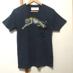 HEALTH 虎（タイガー）Tシャツ Sサイズ チャコール