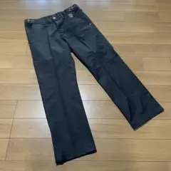美品 EDWIN GOLF ブラックスラックス　S　黒