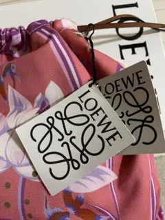新品未使用 タグ付き box付き loewe 巾着 ドローストリング バッグ