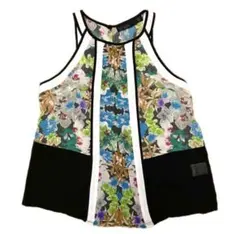 極美品　ウィッシュ　Wish シルク100%ノースリーブブラウス　タンクトップ