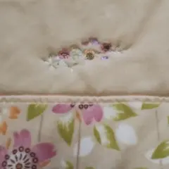 毛布 しだれ桜 アクリル100% 一枚仕立て 140cm x 200cm