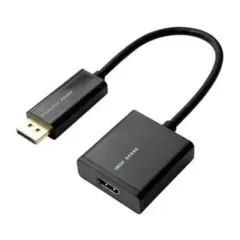 ミヨシ DisplayPort-HDMI 変換アダプタ DP-HD AO1 BK