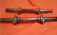 訳有り■28ｍｍ■ダンベルシャフト■②本■筋トレ■二頭筋■ボディビル■ウエイト