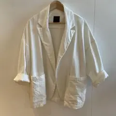 極美品 GALLEGO DESPORTES コットン ジャケット S ホワイト