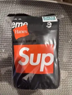 新品 Supreme Hanes Boxer ボクサーパンツ 黒XL 4枚