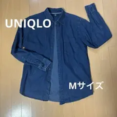 UNIQLO インディゴブルーデニムシャツ Mサイズ
