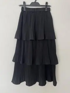 ティアードロングスカート