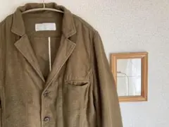 【お値下げ❗️】エヴァムエヴァ■天然素材の温かさ♡起毛リネンジャケット