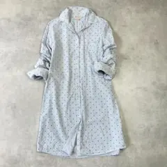 美品　ブルックスブラザーズ　シアサッカーロングシャツ　シャツワンピ―ス　138