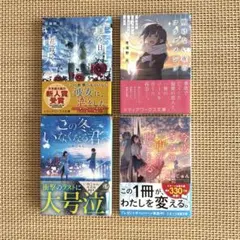 恋愛小説4冊　青海野灰2冊/いぬじゅん2冊