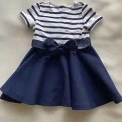 お値下げ❣️ポロラルフローレン　女の子ワンピ　12ヶ月　ボーダー　シックで可愛い