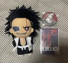BLEACH 更木剣八 4点まとめ売り ぬいぐるみ 追悼 缶バ ステッカー