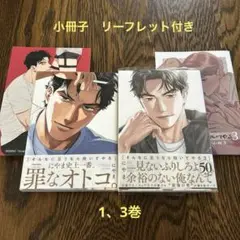 そんなに言うなら抱いてやる　1、3巻　小冊子、リーフレット付き