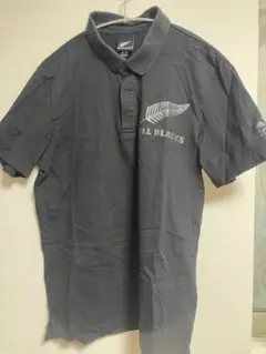ALL BLACKS 黒 ポロシャツ M