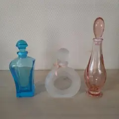 ガラス香水瓶　3タイプ