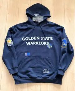 NBA ゴールデンステート・ウォリアーズ パーカー L ネイビー