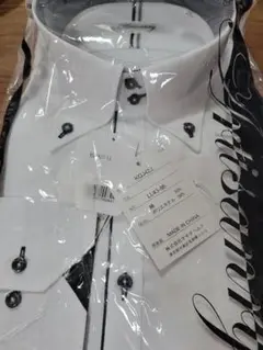 Artisanry ホワイト ボタンダウンシャツ LL